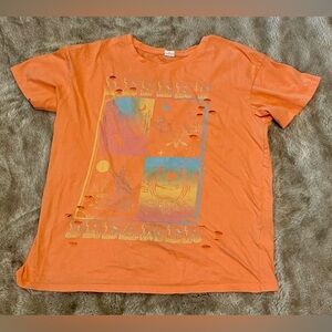 Orange Graphic Tee -Desert Dreamer​​